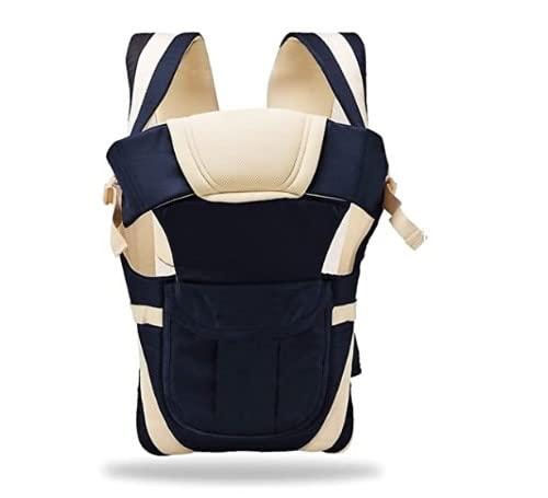 Baby Carrier Bag/Adjustable Hands Free 4 in 1 Baby/Baby sefty Belt/Child Safety Strip/Baby Sling Carrier Bag/Baby Back Carrier Bag (Black) Front Carry Facing